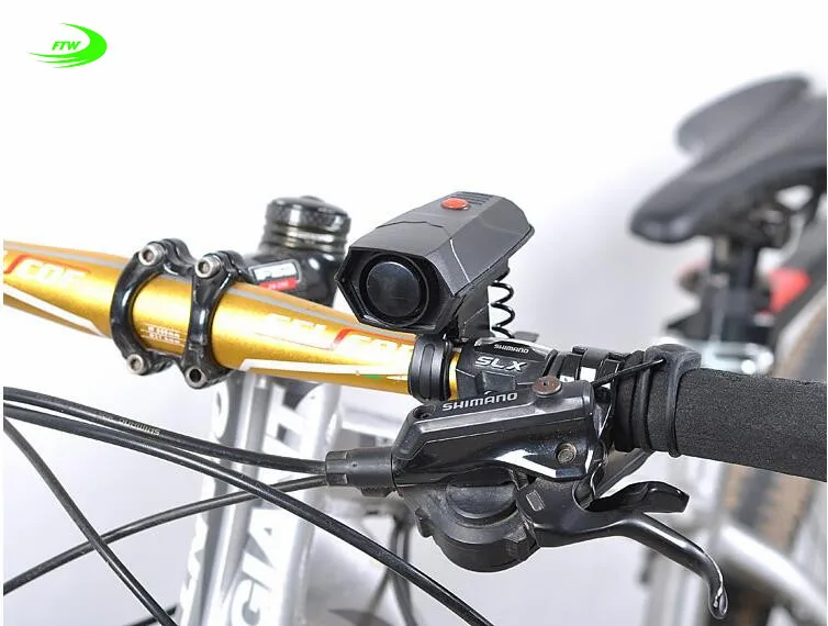 Велосипедные сигналы, электронный велосипедный Звонок на руль, рог, сильный ультра-громкий звук, сигнал тревоги, звук, черный, аксессуары F1032