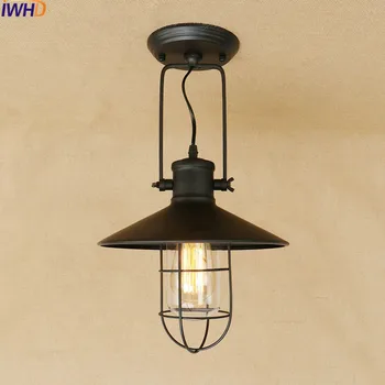 

RH Loft Pendant Lights Adjustable Vintage Industrial Penadnt Lamp Hanglamp Fixtures Home Lighting Lamparas Suspension Luminaire