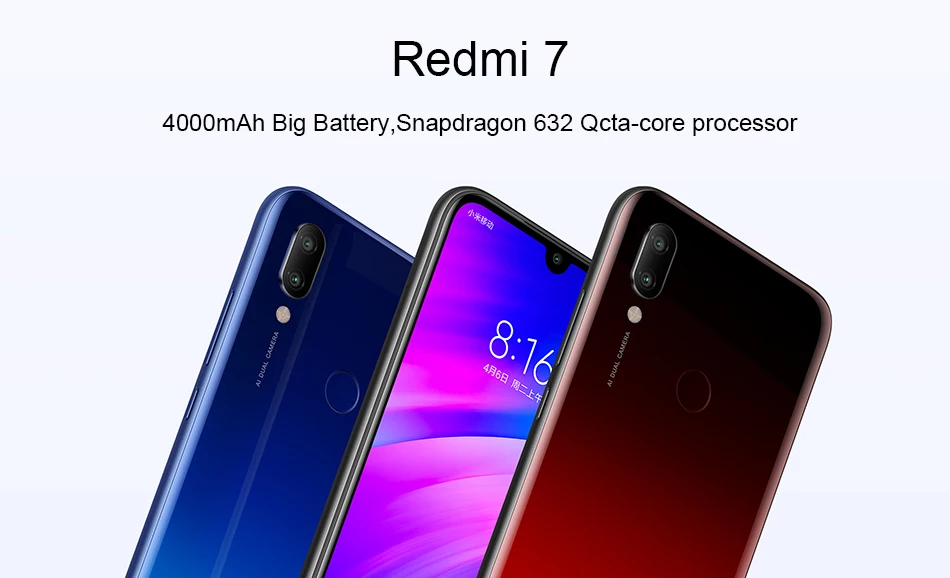 Xiaomi-Redmi-7-Snapdragon-632-Smartphone-Octa-Core-4000mAh-6.26-Phone-Full-screen-12+2MP-Dual-Camera-7