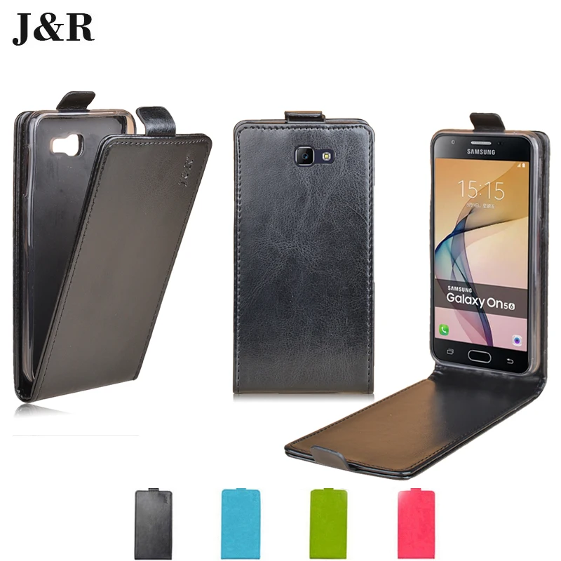 J &amp R откидная крышка для samsung Galaxy On7 2016 J7 Prime (5 5 дюйма) из искусственной кожи чехол