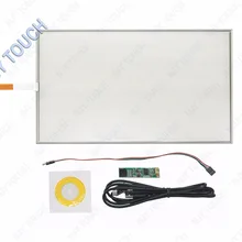 17 дюймов 4 провода резистивный сенсорный экран панель 16:10 с USB контроллер комплект для DIY 17 дюймов сенсорный монитор
