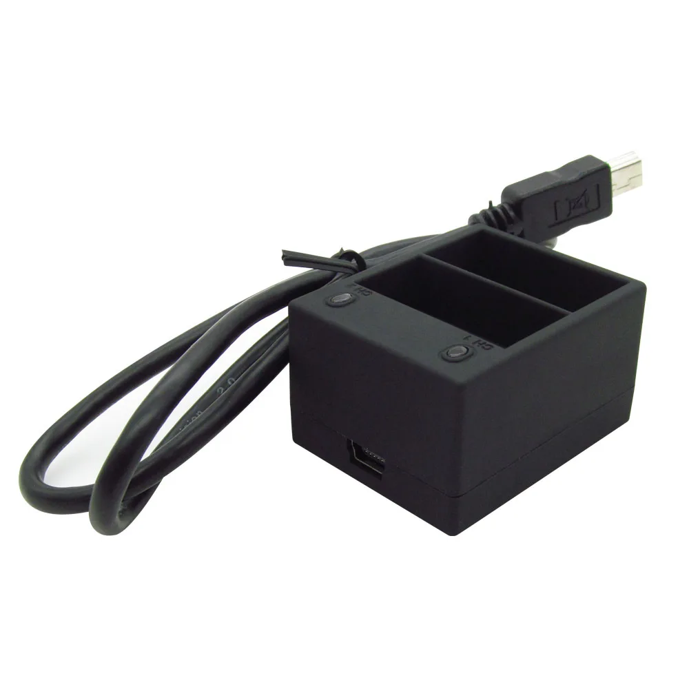 AHDBT 201 AHDBT 301 USB Dual Battery Charger Charging for Gopro Hero 3