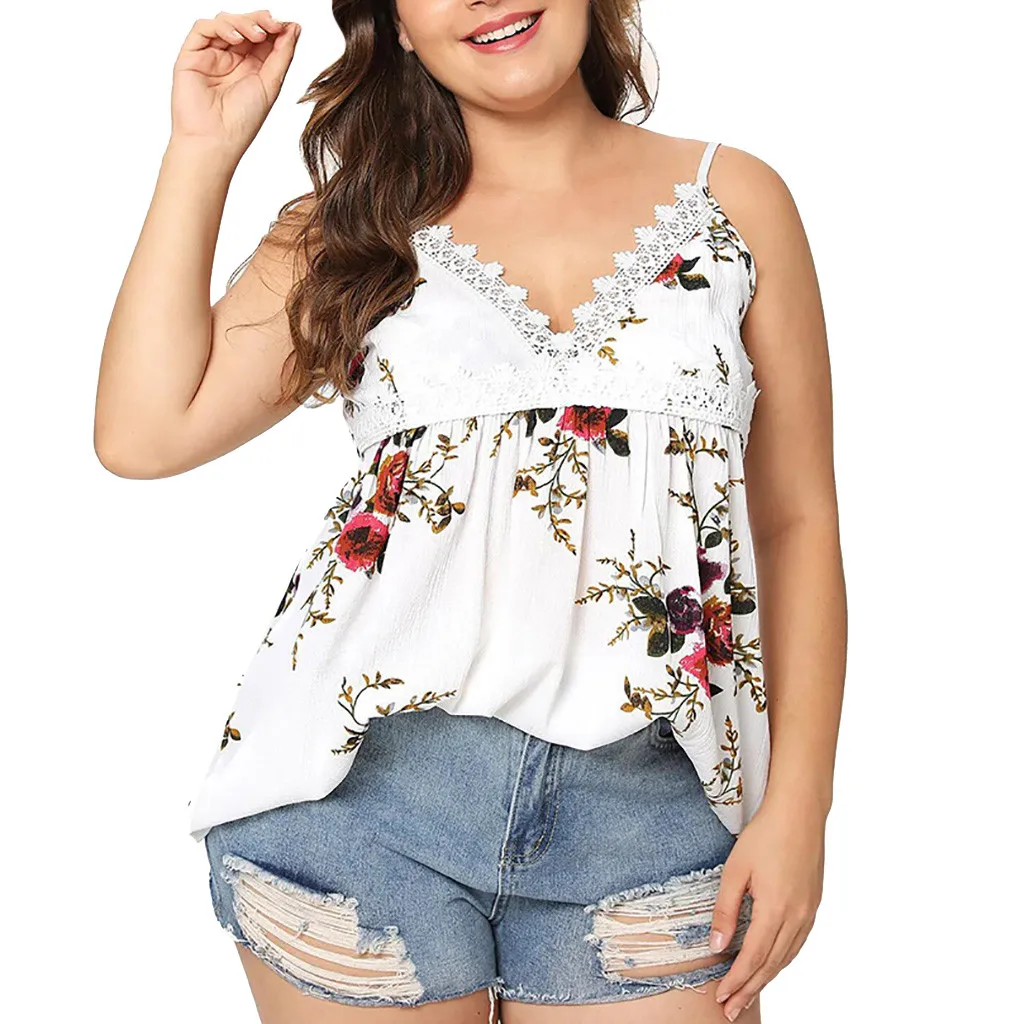 blouse women plus size 5XL White Boho womens tops and blouses Casual V ...