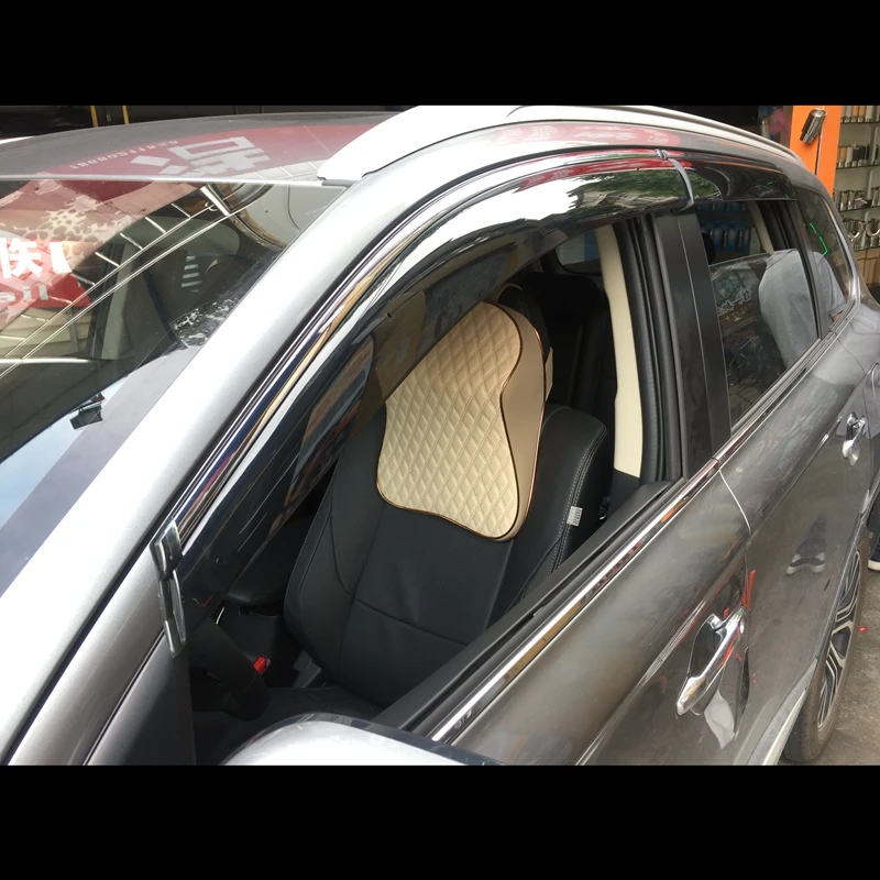 Автомобильный Стайлинг для Mitsubishi Outlander 2013 оконный козырек вентиляционный тент Дождь Защита от солнца дефлектор тенты укрытия