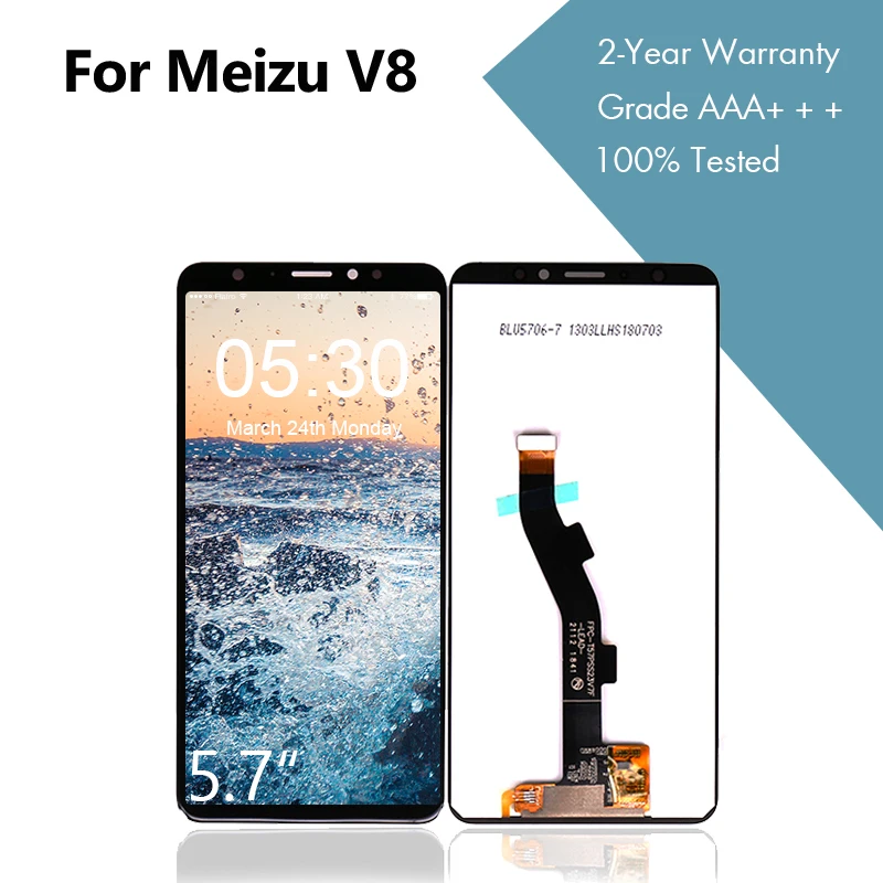 

For Meizu V8 M8 LCD Display Screen Touch Digitizer Assembly For Meizu M8 Screen Display LCD For Meizu V8 LCD