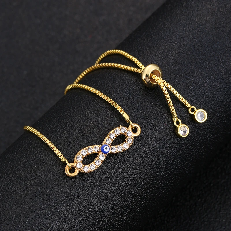 

Classic Digital 8 Infinity Lucky Red Rope Thread String Charm Bracelets For Women Evil eye Pulseira Lovers Gifts