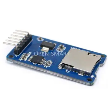 

MicroSD card module / SPI interface / TF card reader card with 3.3V level conversion MicroSD module