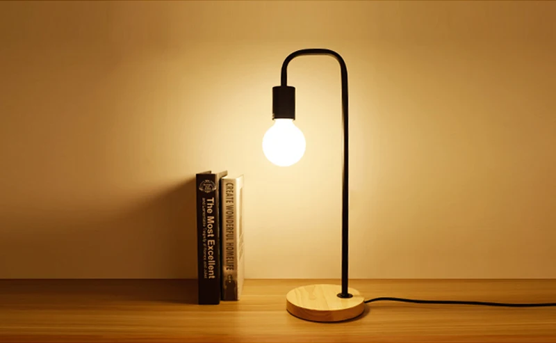 Nordic Modern Wood Desk Lamp Bedroom Bedside Wooden Table Lamps Muliticolor Simple Metal Table Fixtures Room Decor Lighting (4)