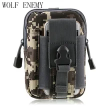 Для мужчин тактический Молл поясная сумка маленький карман Военная Униформа поясная Бег мешок Путешествия Отдых Охота сумка