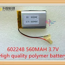 3,7 V 560mAh 602248 литий-полимерный литий-ионный аккумулятор для Mp3 MP4 MP5 gps видеоигра игрушки