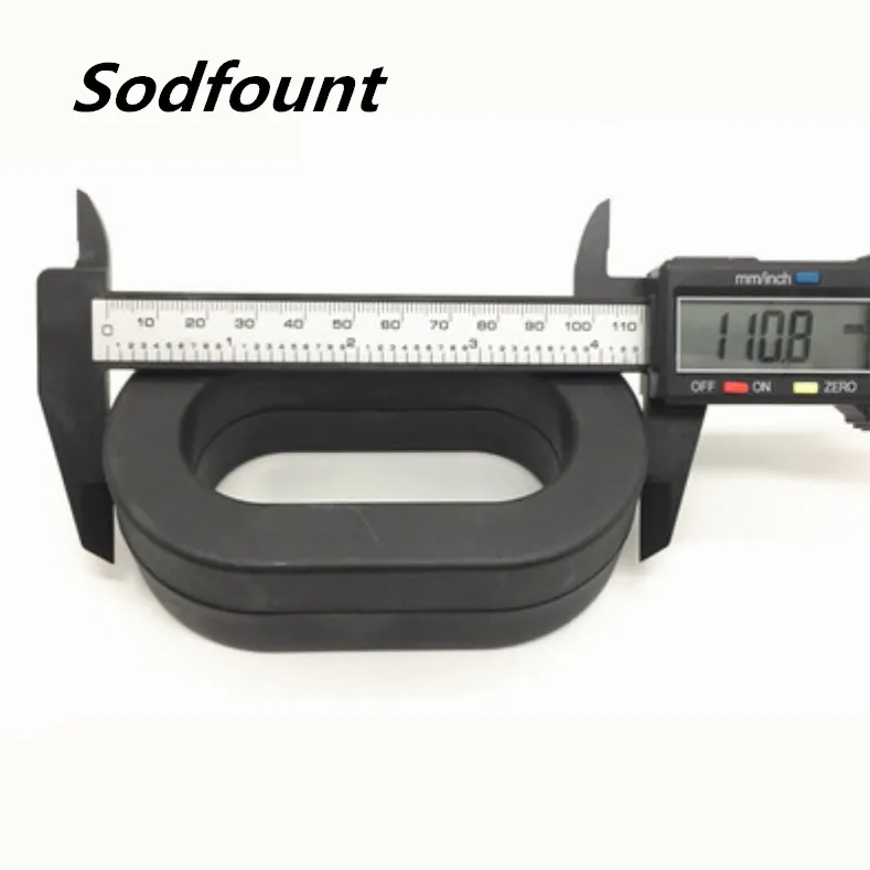 

1pcsNano-amorphous runway-shaped horseshoe-shaped magnetic ring high-power anti-interference transformer 110*66*35MM transformer