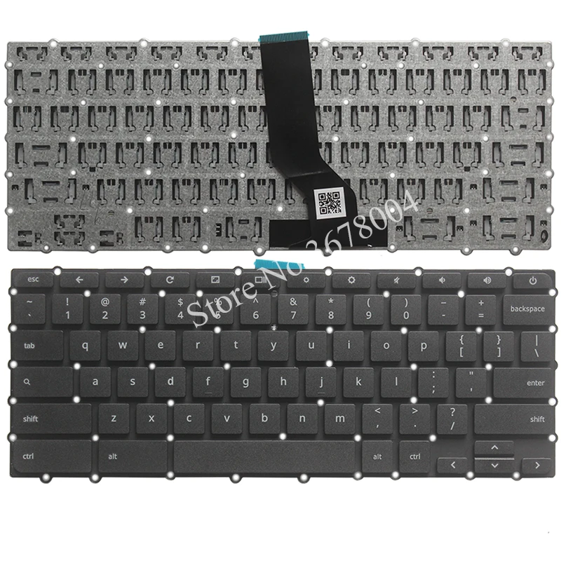 New US keyboard for Acer Chromebook 15 C910 CB3-531 CB3-431 CB5-571 C731 C731T black US laptop Keyboard no frame