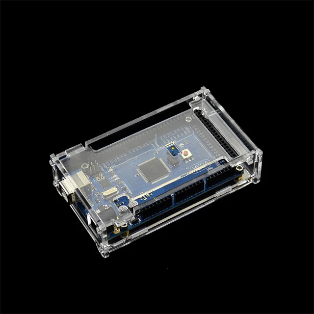 Hi-Q Keyes Enclosure Transparent Clear Acrylic Box Compatible for Arduino Mega 2560 R3 Case