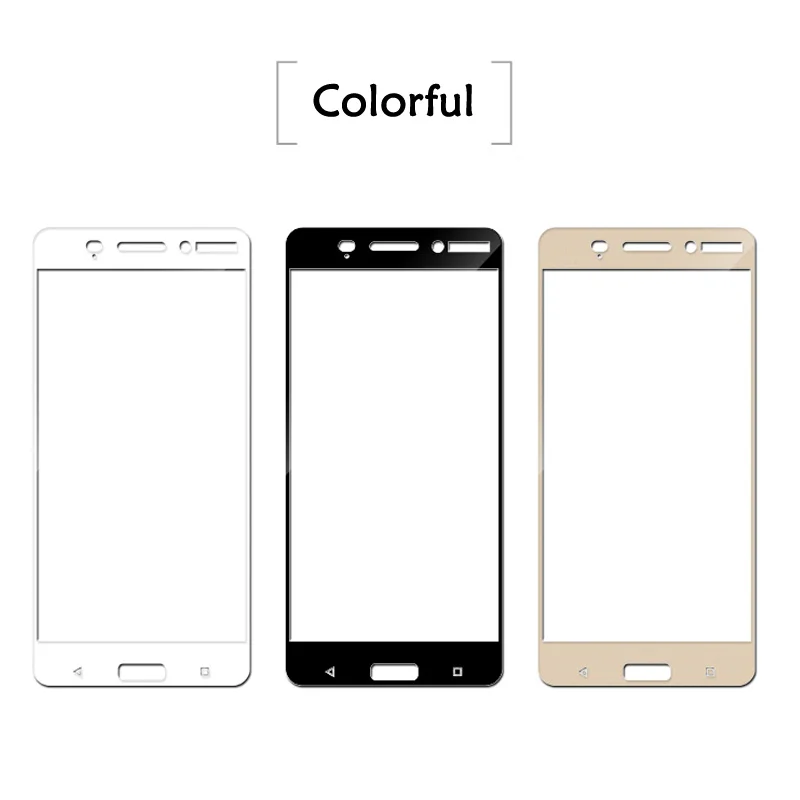 2.5D HD прозрачное закаленное стекло для Nokia 5 6 3 7Plus X6 полное покрытие Защита экрана
