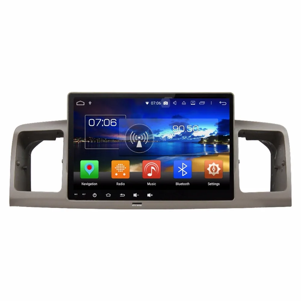 Cheap 1024*600 10.1" Android 8.0 Car Radio DVD Player for Toyota Corolla E120 /Corolla EX GPS WIFI Bluetooth USB DVR 1