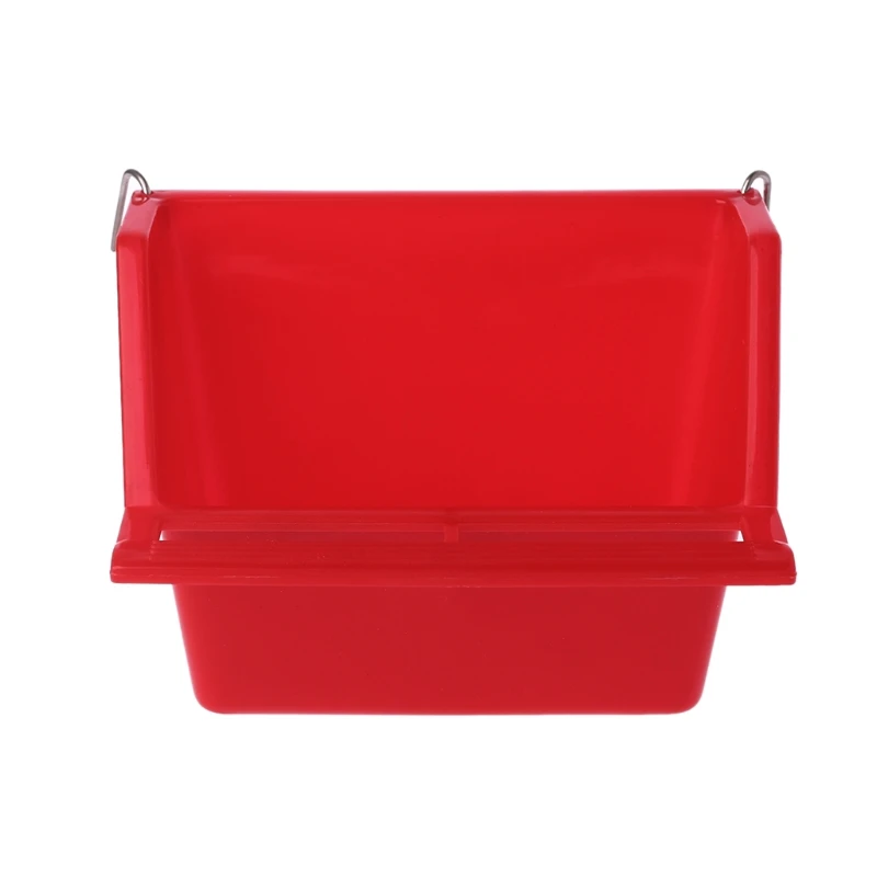 

2019 New OOTDTY High Quality Plastic Parrot Bird Feeder Bowl Water Drinking Device Bird Pigeons Feeding Cup Pet Supplies