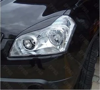 

Unpainted Fiberglass Headlight Eyelids Eyebrows for 2006-2010 Nissan Qashqai Dualis