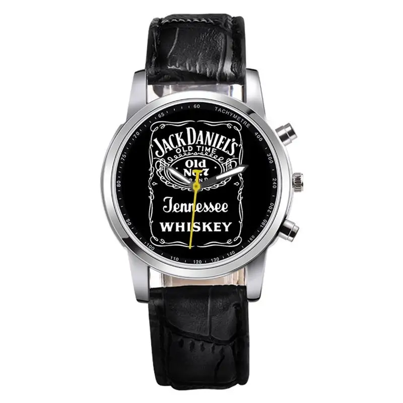 

2019 Unisex Leather Strap Watch Fashion Alloy Round Dial Quartz Watch