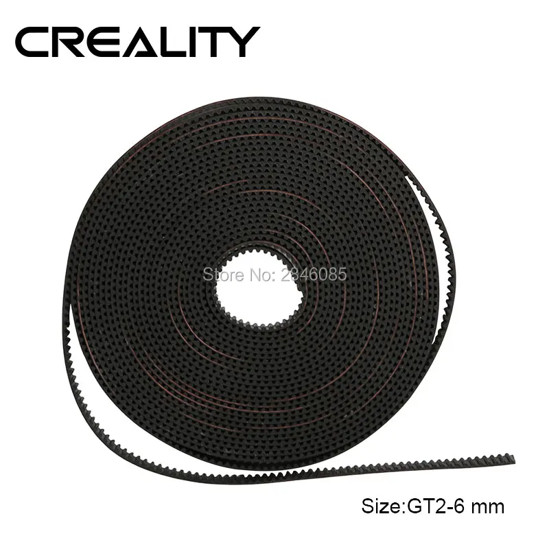 1M-Lot GT 2 Size 6mm Width Timing belt GT2 belt Original Factory For CREALITY 3D Printer