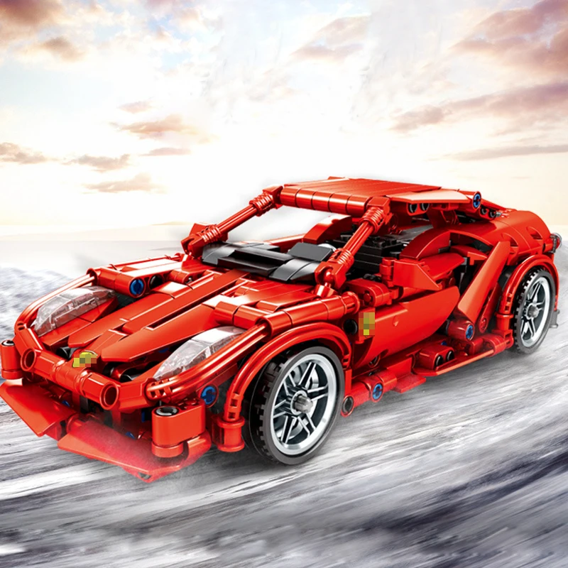 

Speed Champions Supercar F1 Pull Back Racing Car Building Blocks Technic Super Sports Car Figures Model Bricks Toys