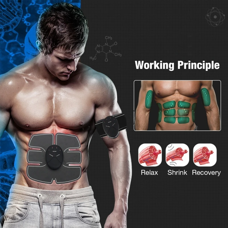 Muscle training instrument arm muscle shaping arm fitness equipment weight loss machine fat burning fitness massage arm movement belt-5