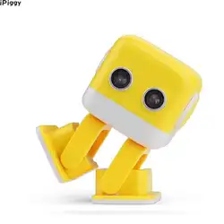 IPiggy WLtoys F9 Cubee приложение Управление интеллектуальные Танцы жест Rc робот РТР-желтый/синий игрушка робот для детей подарок