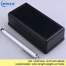 ABS пластиковый проектный Чехол diy электрический пластиковый корпус распределительная коробка diy динамик коробка для PCB настольный корпус 120*60*35 мм 1 штука