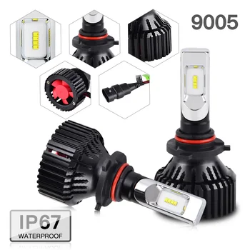 

H2CNC 9005 Canbus Car Headlight LED Auto Bulbs For BMW 320i 1992-1995 6500K DC 9-36V Fog Light Lamp