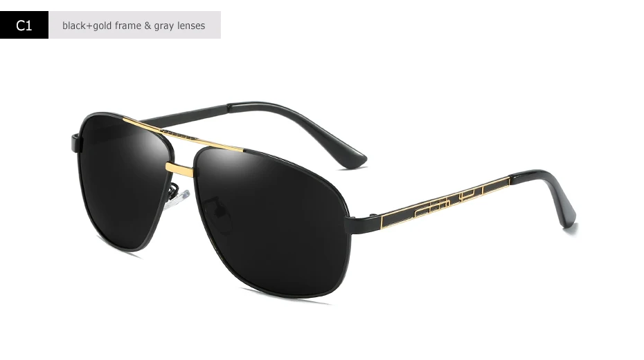 Blanche Мишель квадратный металлический каркас солнцезащитные очки Для Мужчин Поляризованные Вождения UV400 ретро солнцезащитные очки для мужчин Óculos с коробкой