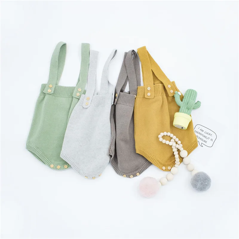 2018 عالية الجودة طفل رضيع متماسكة رومبير الفتيات لطيف الكروشيه السروال القصير طفل العلامة التجارية الربيع حمالة الرضع جميل الحياكة رومبير