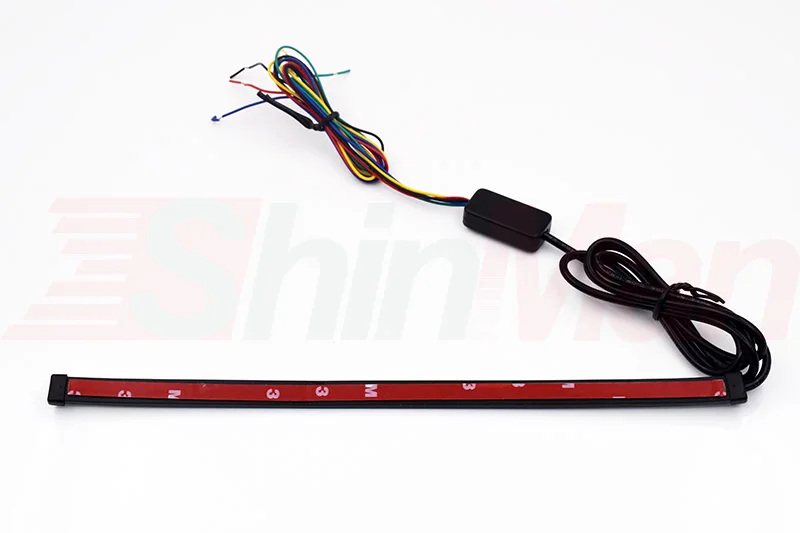 ShinMan двойной цвет 4014smd Автомобильные светодиодные лампы DRL бар Гибкая полоса дневной свет декоративные огни атмосферный свет 30 см 45 см 60 см
