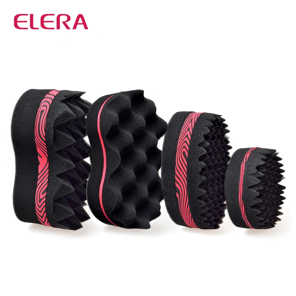 4pcs/set Magic Double Side Arc Shaped Twist Hair Sponge Hair Curl