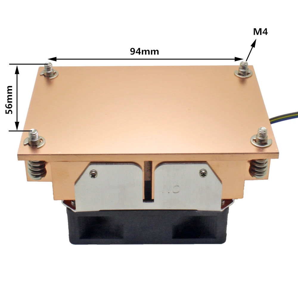 2U серверный процессор кулер медный радиатор вентилятор охлаждения для Intel LGA 2011 прямоугольная узкая ILM рабочая станция активное охлаждение