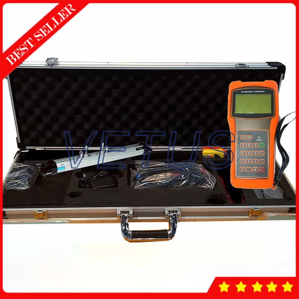 Ultrasonic Liquid Flowmeter TUF-2000H with Standard HM Medium Mounting Bracket Transducer DN50-300mm Digital Flow Meter | Инструменты