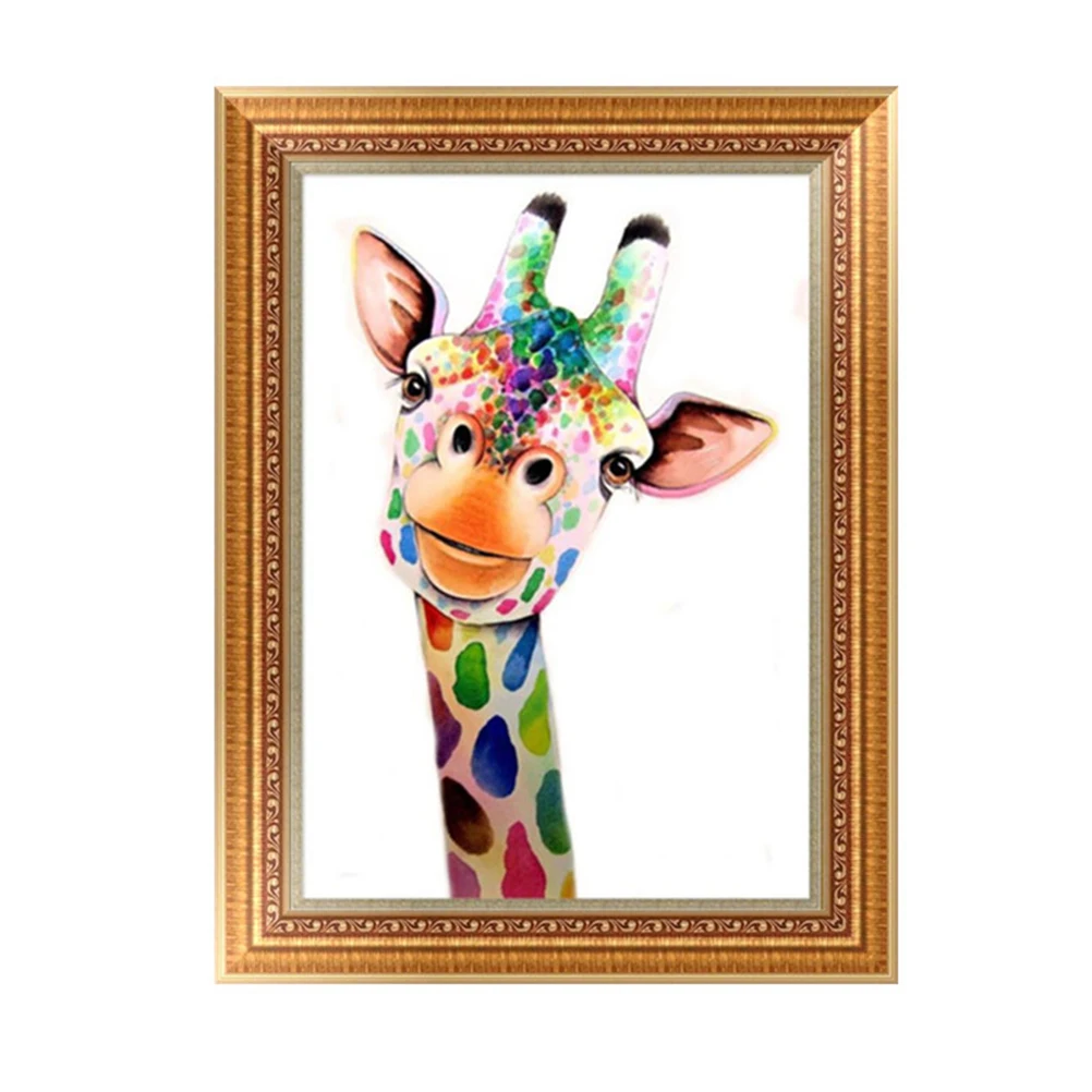

Handmade DIY Diamond Embroidery Painting Wall Decoration Needlepoints Counted Cross Stitch Kits (Giraffe)