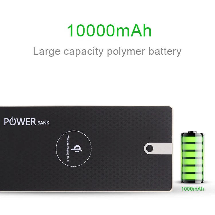 10000mAh External Battery Qi Wireless Charger PowerBank For iPhone 8 X Samsung Note 8 Xiaomi power bank Fast Mobile Charger 10000mAh External Battery Qi Wireless Charger PowerBank For iPhone 8 X Samsung Note 8 Xiaomi power bank Fast Mobile Charger