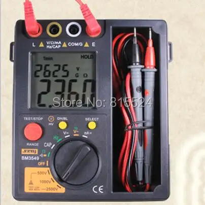 

BM3549 Megger Test Megohmmeter Digital Insulation Resistance Tester Meter Professional Digital Multimeter 2500V