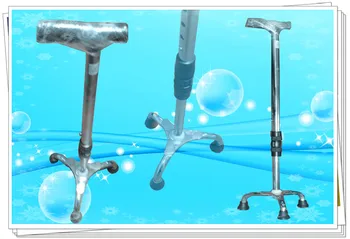 

Stainless steel straight shank adjustable walking stick walker