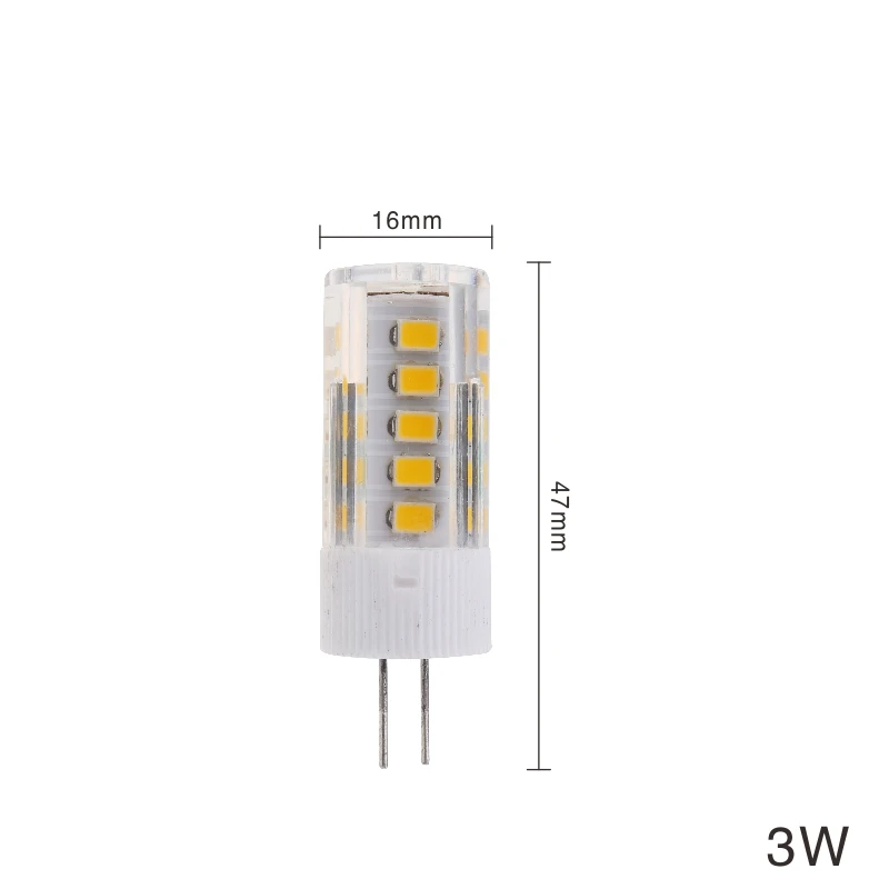 LARZI G4 Светодиодный светильник переменного тока 220 в мини-лампада светодиодный светильник G4 2835SMD 3 Вт 4 Вт 5 Вт 7 Вт лампы заменить 20 Вт 30 Вт 40 Вт 50 Вт галогенный G4 прожектор - Испускаемый цвет: 3W
