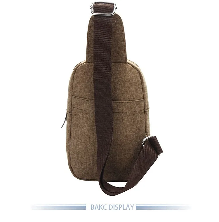 Новая мода Повседневное путешествия холст мужской сумка wo Для мужчин консервативный стиль груди мешок Для мужчин Курьерские сумки