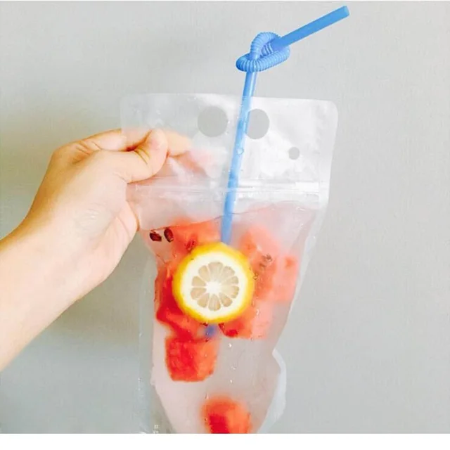 1000pcs 450ml Transpa Self Sealed Plastic Beverage Bag Diy 1000pcs 450ml Transpa Self Sealed Plastic Beverage Bag Diy Drinkware Drinking Fruit Juice Food