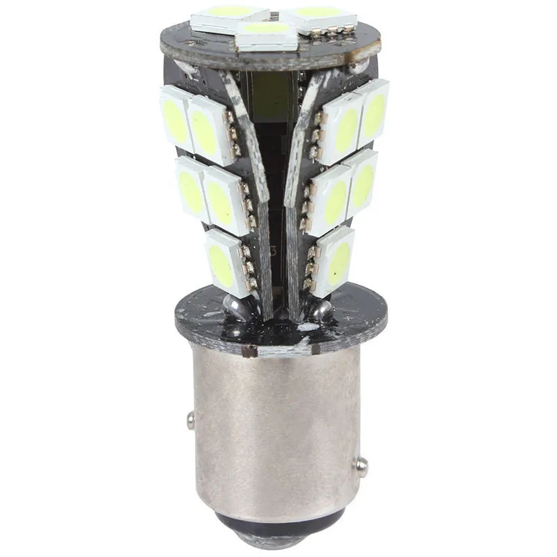 2pcs 1157 BAY15D 5050 18LED Car Canbus No Error Brake Tail Light Bulb White
