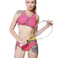 Женский сексуальный спортивный комплект из трех предметов с вырезами для фитнеса, Розовый Мягкий Топ на бретелях, гимнастическая Экипировка, быстросохнущая Гибкая Беговая одежда, спортивный костюм