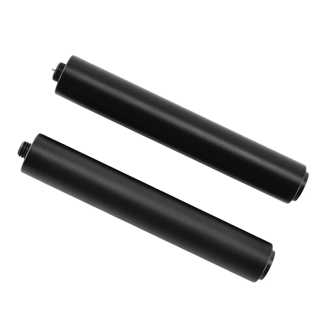 Hot New 2pcs/Set 7.87''/8.03 '' Professional Aluminum Pool Cue Extender Extension Joint Butt Billiard Holder Extender  