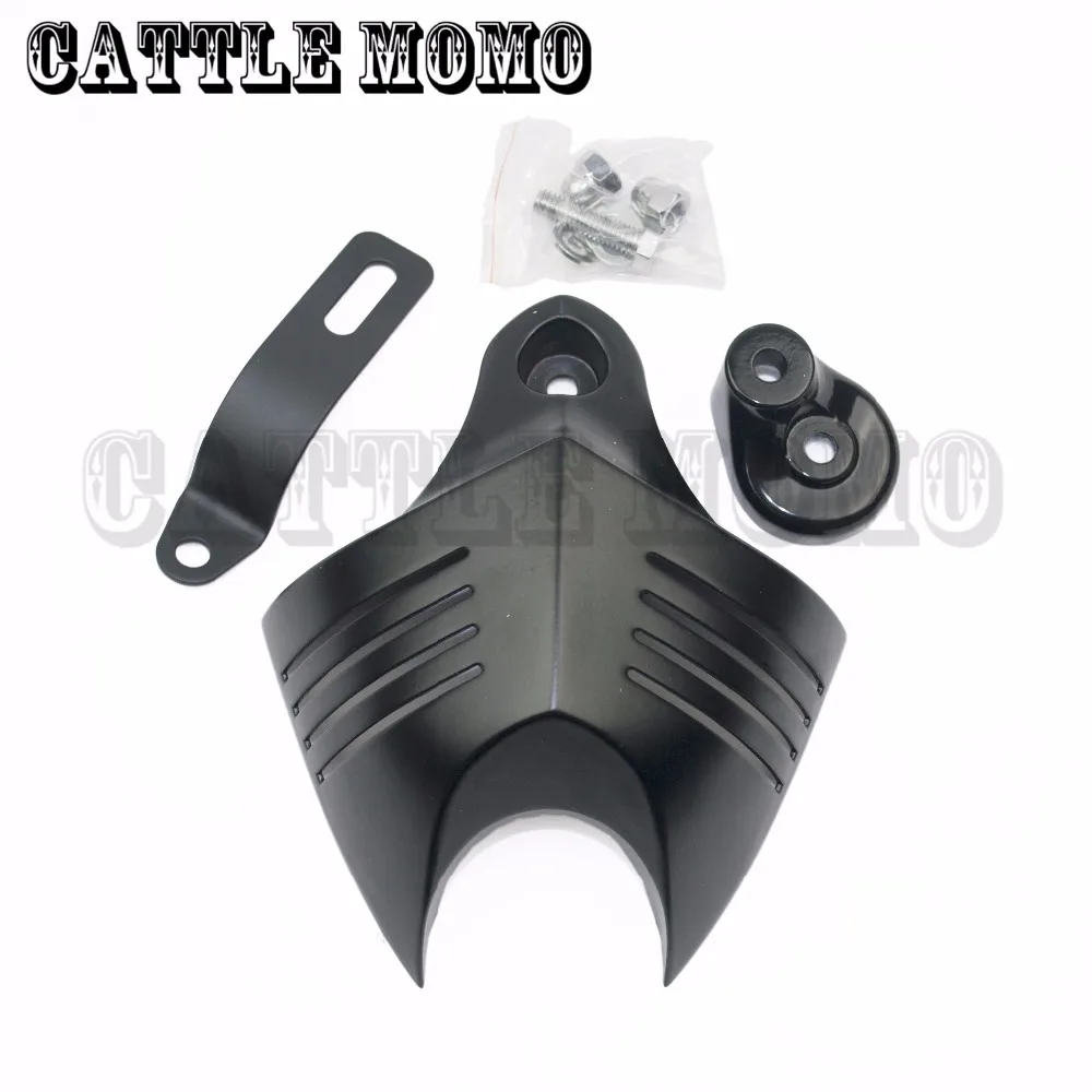 Custom V Shield Horn Cover Fit For Harley Davidson Softail Dyna Glide