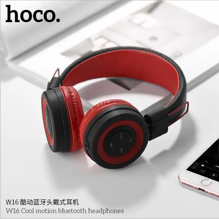 HOCO классные спортивные bluetooth-наушники, беспроводная гарнитура, геймер с микрофоном, большие наушники для iPhone XS samsung, Handsfree