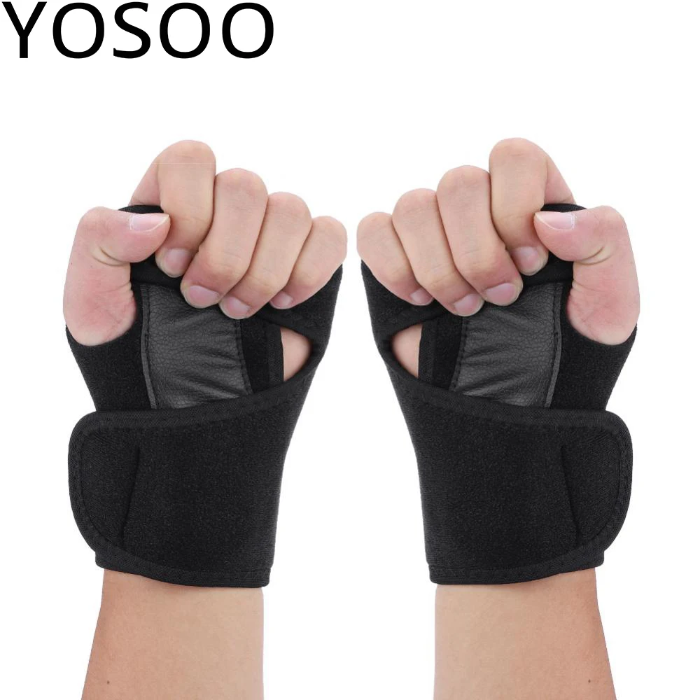 Adjustable Wristband Support Detachable Built in Steel Plate Wrist Wrap