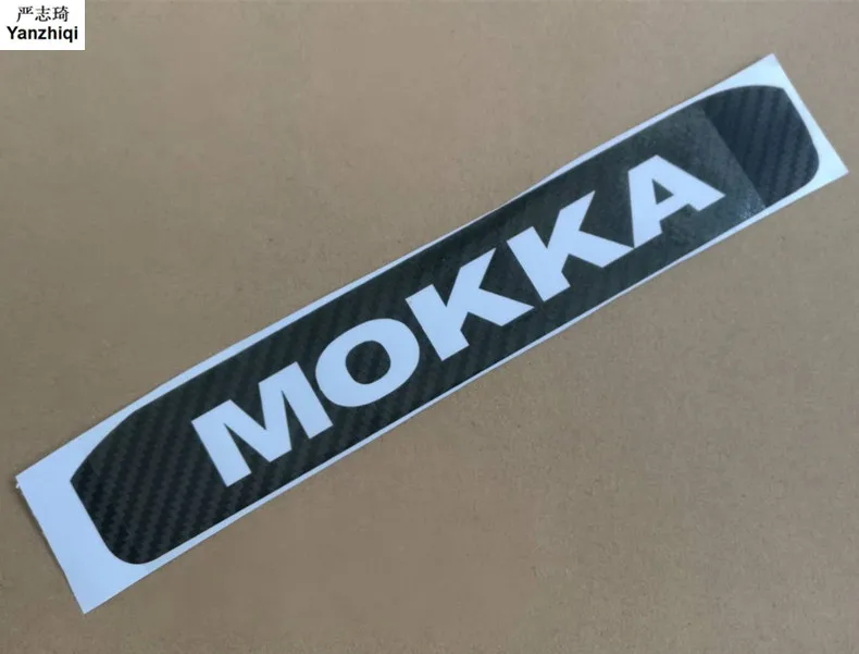 Наклейки из углеродного волокна и наклейки с высоким креплением стоп-сигнал световые наклейки для автомобиля Стайлинг для OPEL MOKKA