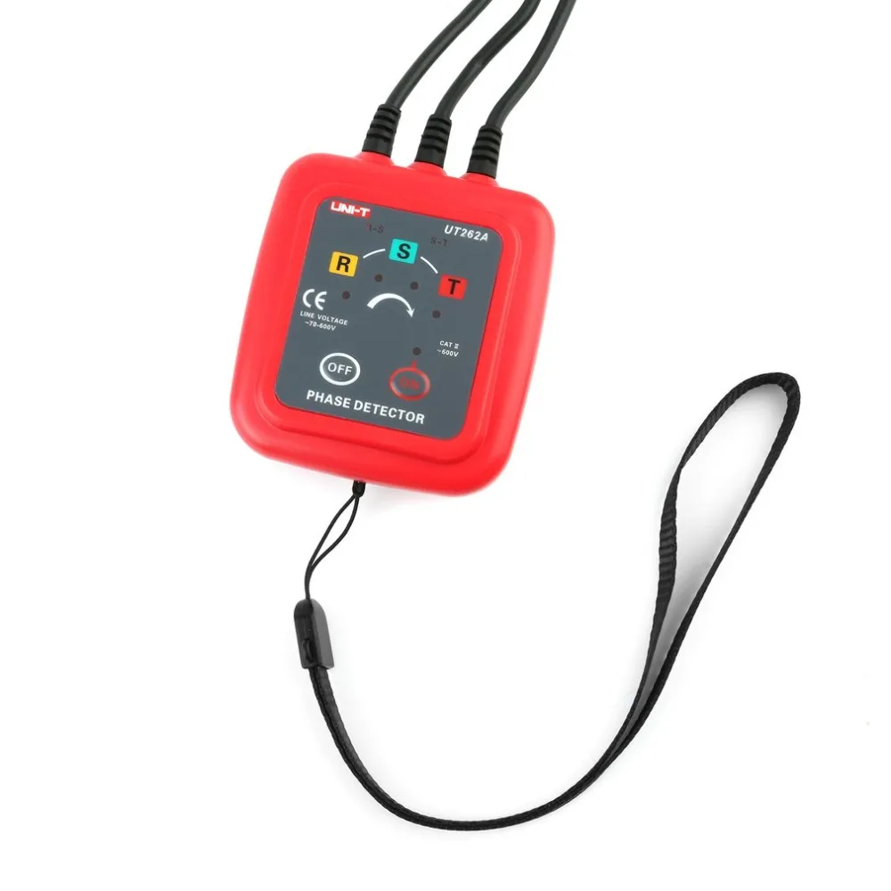 

Voltage Clamp Indicator Tester UNI-T UT262A Digital Phase Sequence Rotation Detector Phase detector Live Electrical Phase Tester