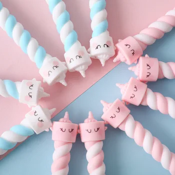 

Unicorn Cake Soft Silicone Rubber Gel Ink Pen Promotional Gift Stationery School & Office Supply Birthday Gift